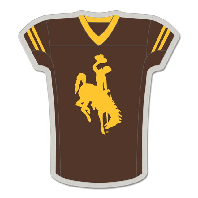 Tarjeta de joyería con pin de colección de los Wyoming Cowboys