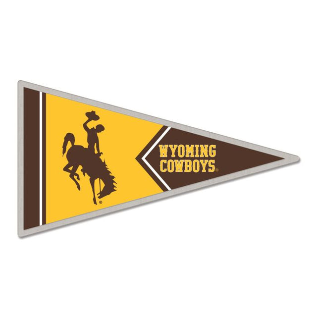 Tarjeta de joyería con pin de colección de los Wyoming Cowboys