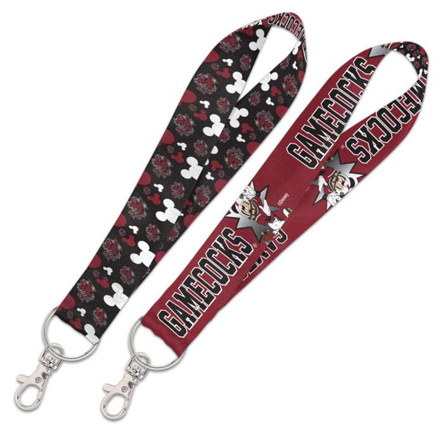 South Carolina Gamecocks / Disney DISNEY MICKEY MOUSE FOOTBALL Lanyard Key Strap 1"