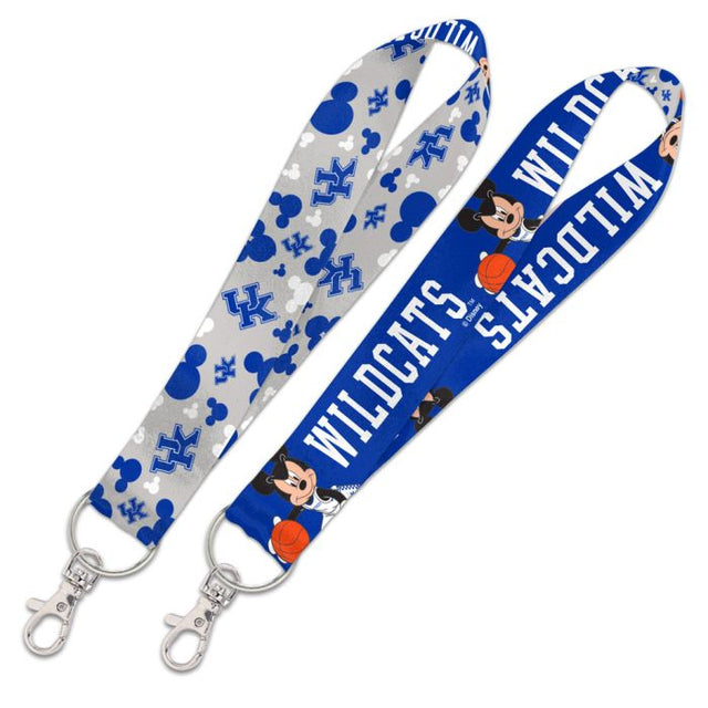 Kentucky Wildcats / Disney MICKEY MOUSE BASKETBALL Lanyard Key Strap 1"