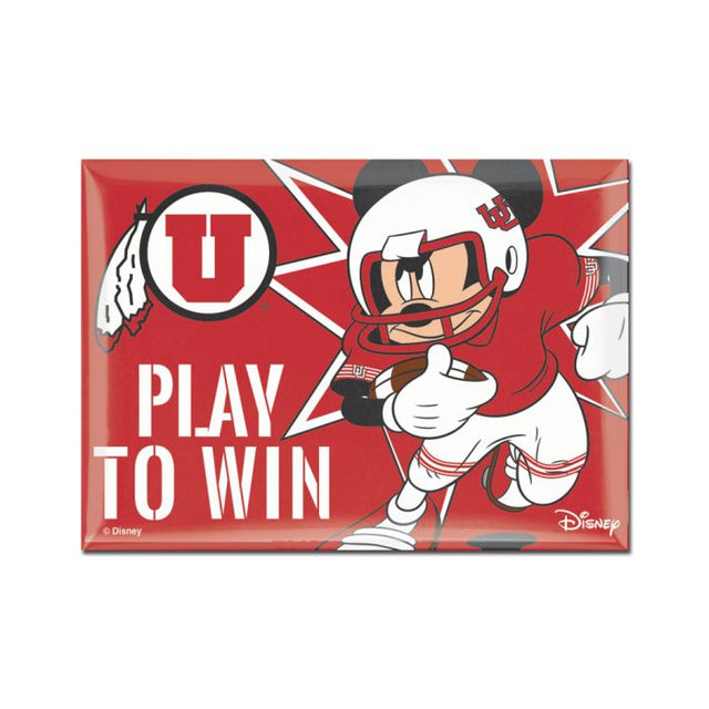 Utah Utes / Disney Metal Magnet 2.5" x 3.5"