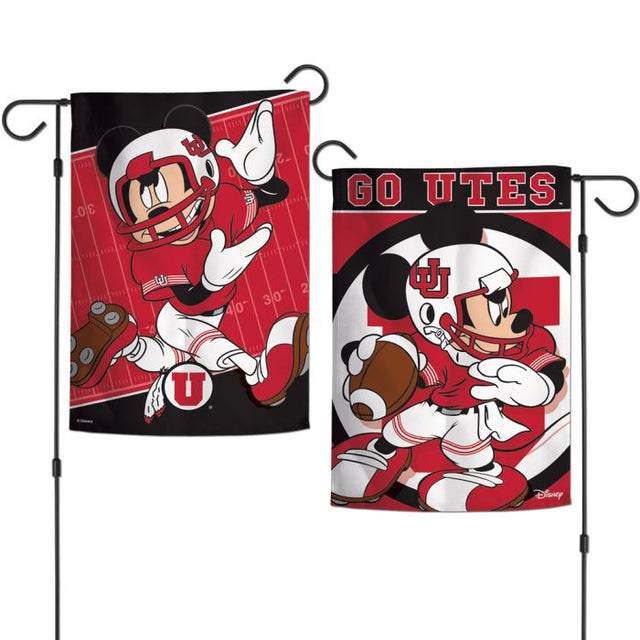 Utah Utes / Disney Garden Flags 2 sided 12.5" x 18"