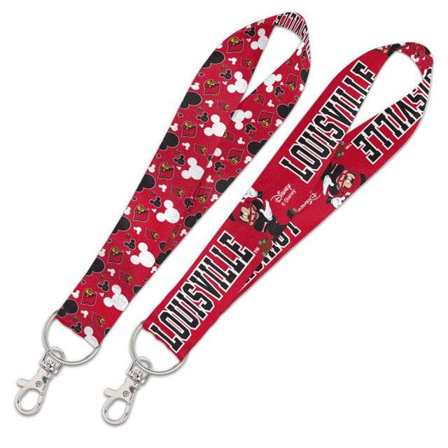 Louisville Cardinals / Disney Lanyard Key Strap 1"