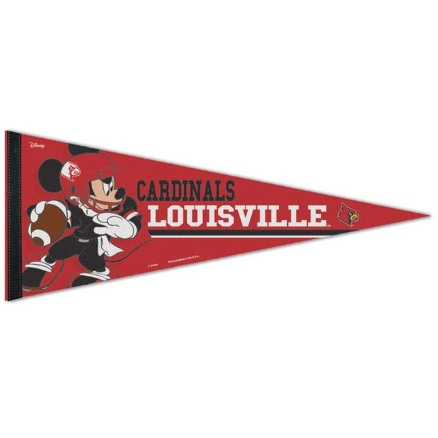 Banderín premium de los Cardenales de Louisville / Disney de 12" x 30"