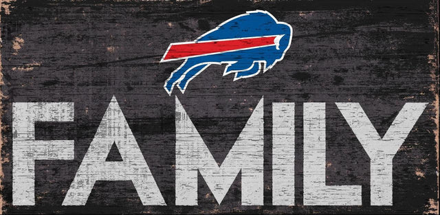 Buffalo Bills Sign Wood 12x6 Family Design