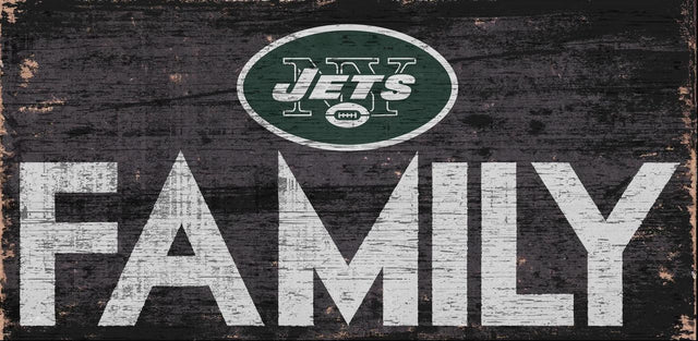 Letrero de madera de los New York Jets de 12 x 6 pulgadas con diseño familiar