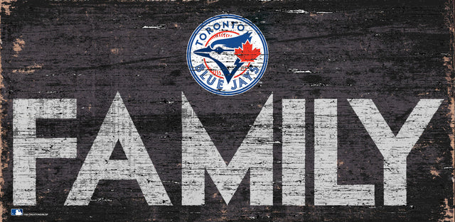 Toronto Blue Jays Sign Wood 12x6 Family Design