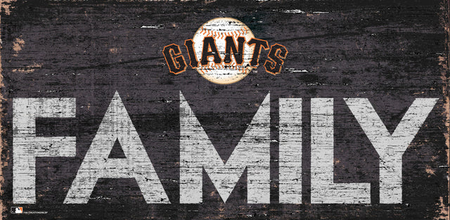 San Francisco Giants Sign Wood 12x6 Family Design