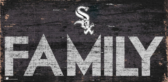 Chicago White Sox Sign Wood 12x6 Family Design