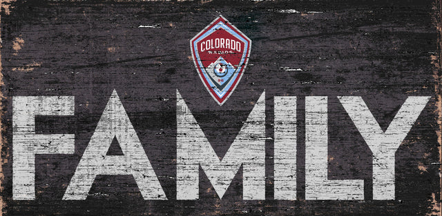 Letrero de madera de Colorado Rapids de 12 x 6 pulgadas con diseño familiar