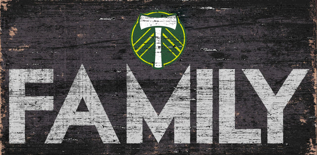 Letrero de madera de Portland Timbers de 12 x 6 pulgadas con diseño familiar