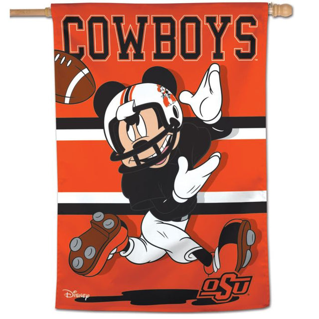 Bandera vertical de Oklahoma State Cowboys/Disney de 28" x 40"