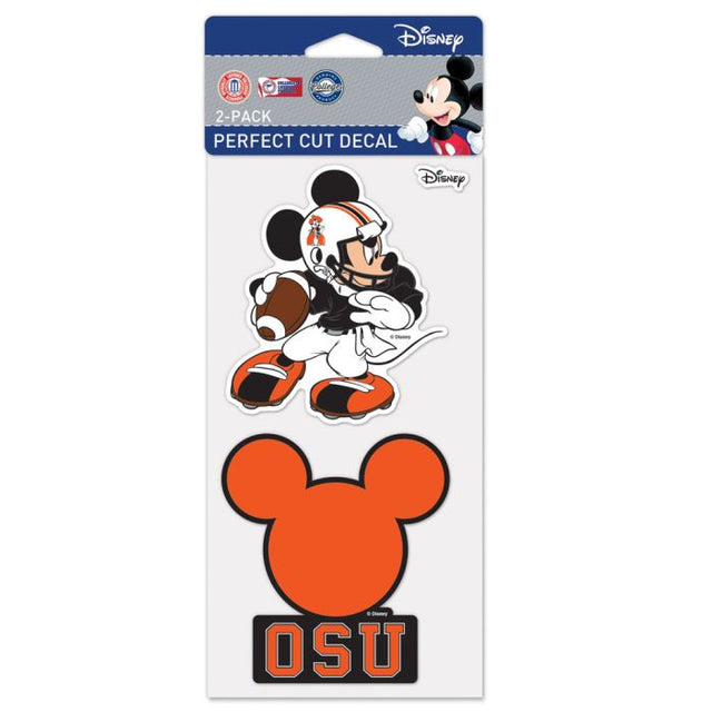 Oklahoma State Cowboys / Disney Perfect Cut Decal Set of Two 4"x4"