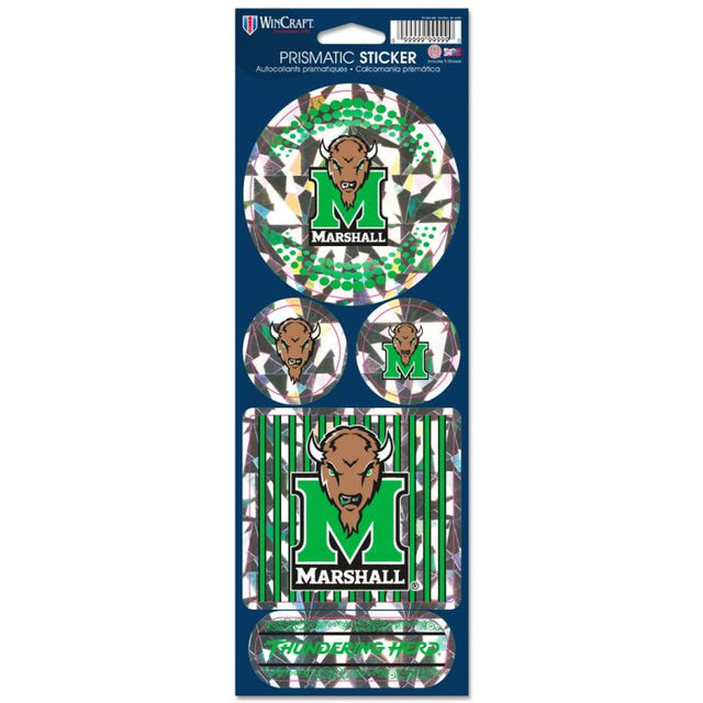 Marshall Thundering Herd Prismatic Decal 4" x 11"