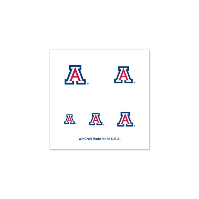 Arizona Wildcats Fingernail Tattoos