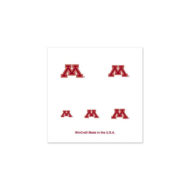 Minnesota Golden Gophers Fingernail Tattoos