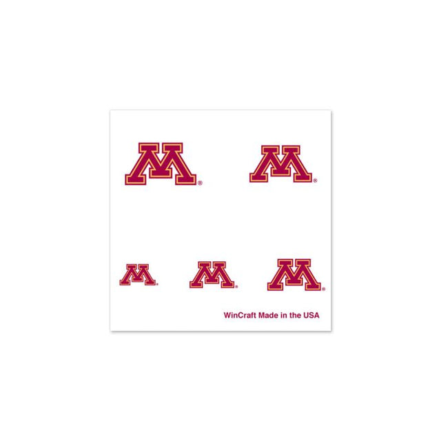 Minnesota Golden Gophers Fingernail Tattoos