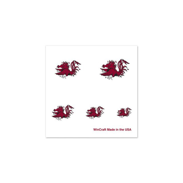 South Carolina Gamecocks Fingernail Tattoos