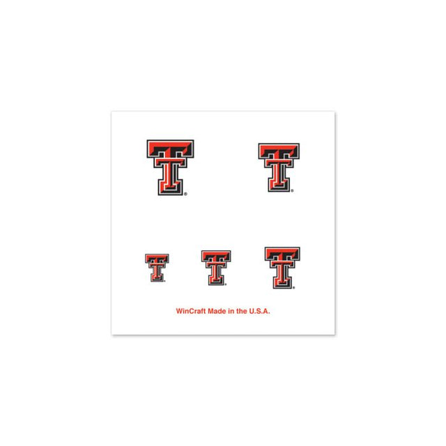 Tatuajes en las uñas de los Texas Tech Red Raiders