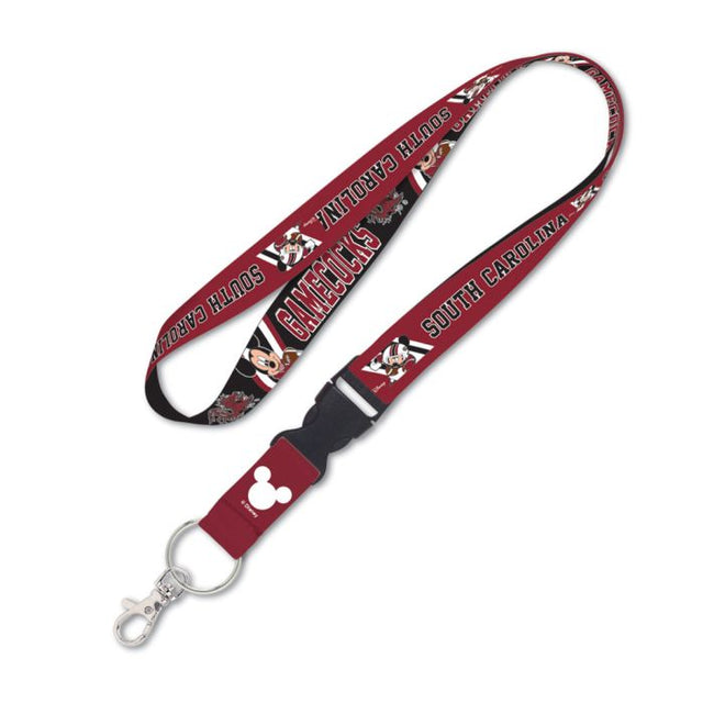 South Carolina Gamecocks MICKEY MOUSE Lanyard w/detachable buckle 1"