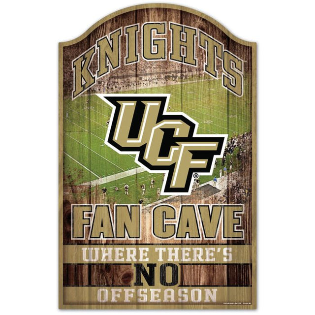 UCF Knights Wood Sign 11" x 17" 1/4" thick