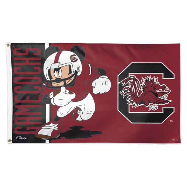 South Carolina Gamecocks / Disney DISNEY MICKEY MOUSE FOOTBALL Flag - Deluxe 3' X 5'