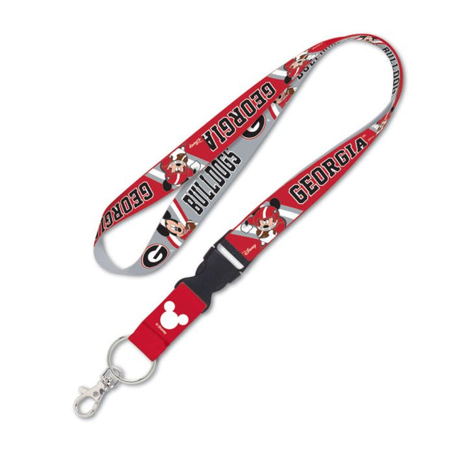 Georgia Bulldogs / Disney Lanyard w/detachable buckle 1"