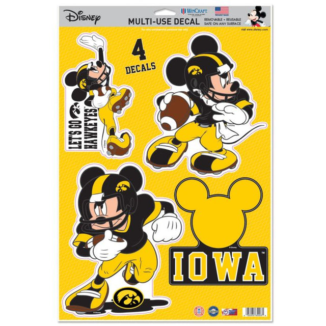 Iowa Hawkeyes / Disney Multi-Use Decal 11" x 17"