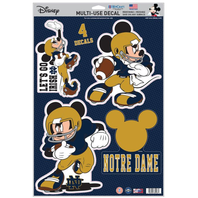 Notre Dame Fighting Irish / Disney Multi-Use Decal 11" x 17"