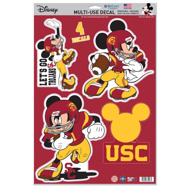 Calcomanía multiusos de USC Trojans/Disney de 11" x 17"