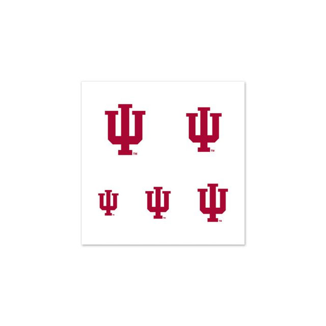 Indiana Hoosiers Fingernail Tattoos