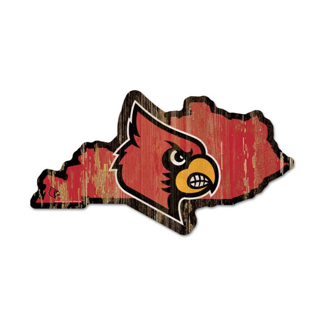 Louisville Cardinals STATE SHAPE