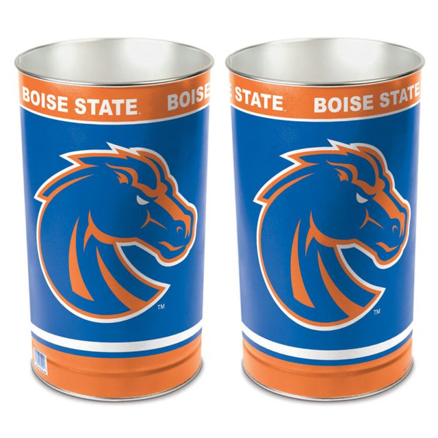 Papelera cónica de 15" de alto de los Boise State Broncos