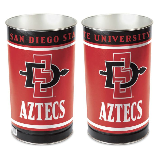 San Diego State Aztecs Wastebasket - tapered 15"H