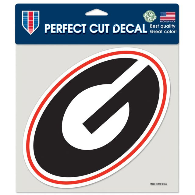 Georgia Bulldogs Perfect Cut Color Decal 8" x 8"