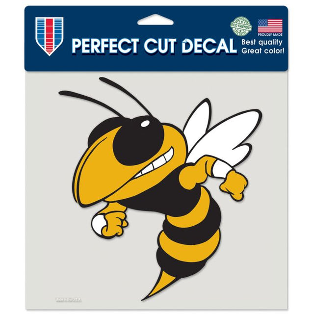 Georgia Tech Yellow Jackets Perfect Cut Color Decal 8" x 8"