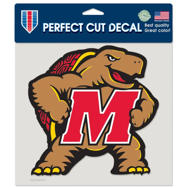 Maryland Terrapins Perfect Cut Color Decal 8" x 8"