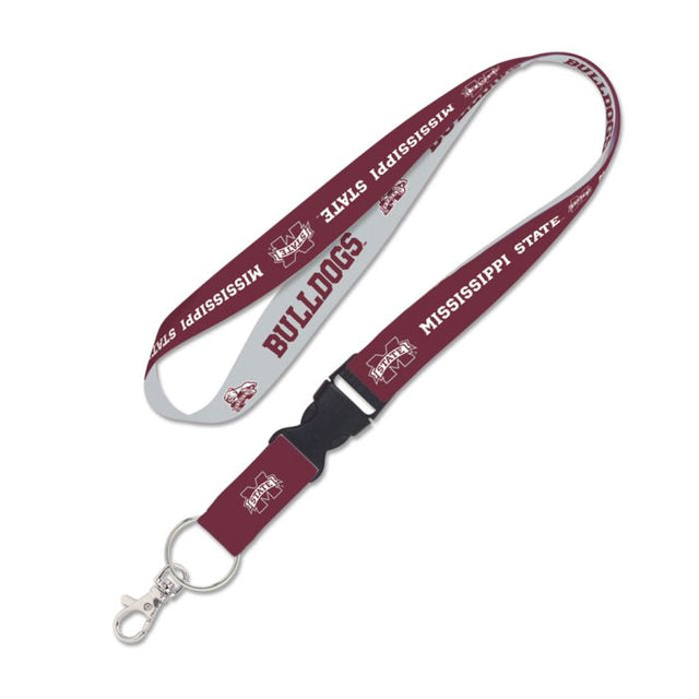 Mississippi State Bulldogs Lanyard w/detachable buckle 1"