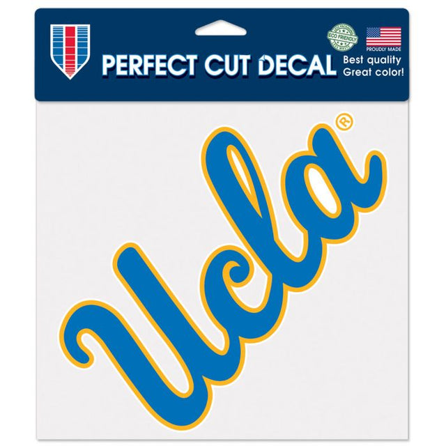 Calcomanía de color de corte perfecto de los Bruins de UCLA de 8" x 8"