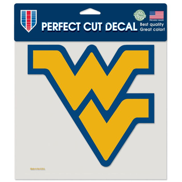 West Virginia Mountaineers Perfect Cut Color Decal 8" x 8"