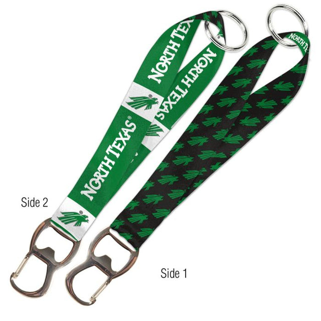 North Texas Mean Green Keystrap Bottle Opener