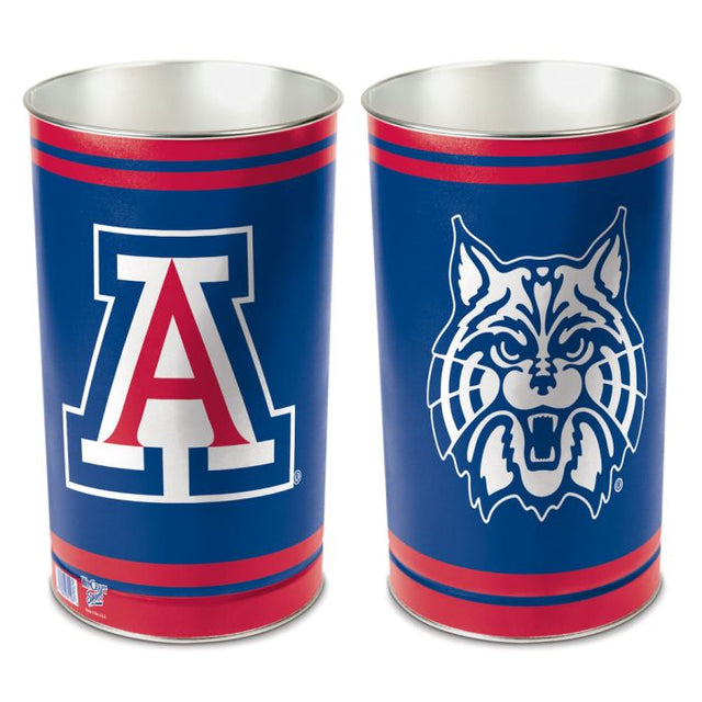 Arizona Wildcats Wastebasket - tapered 15"H