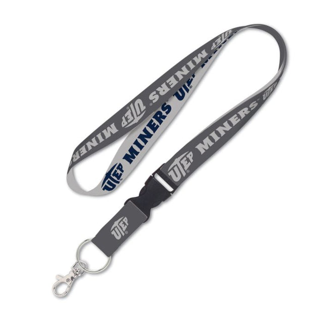 UTEP Miners Lanyard w/detachable buckle 1"