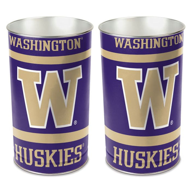 Papelera cónica de Washington Huskies de 15" de alto