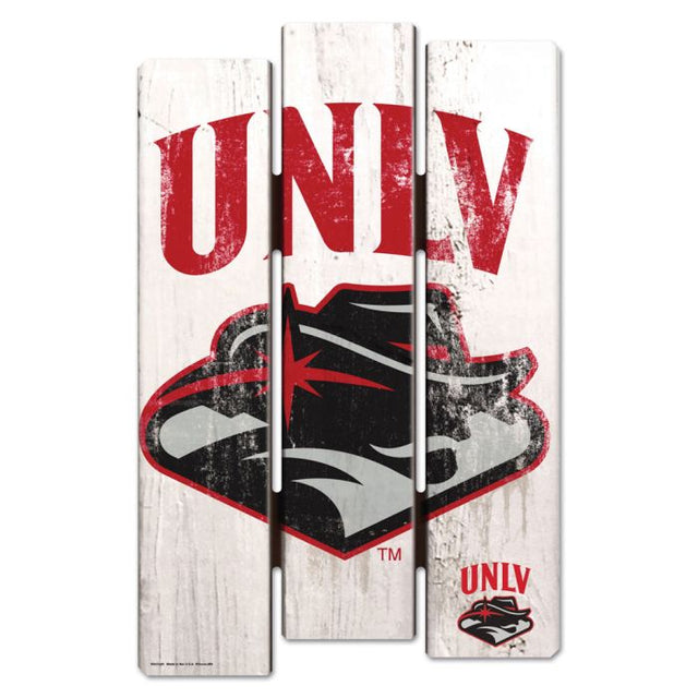 UNLV 叛军木栅栏标志