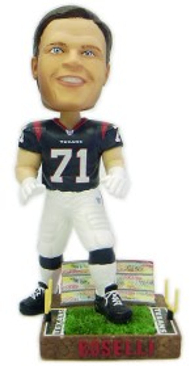 Figura Bobblehead de Tony Boselli de los Houston Texans, coleccionable para siempre