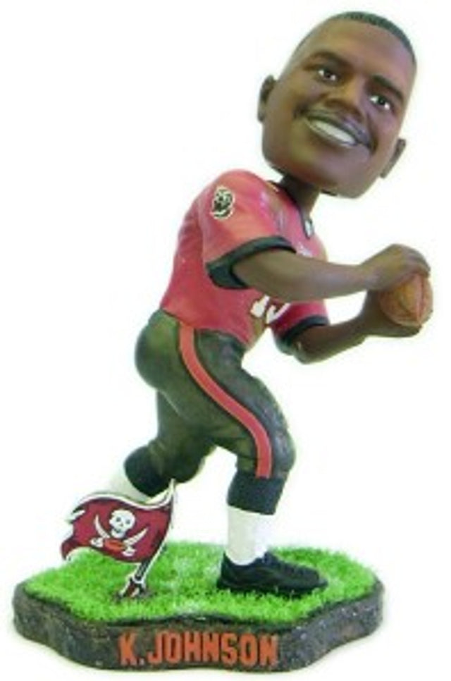 Figura Bobblehead de Keyshawn Johnson, de los Tampa Bay Buccaneers, usada en el juego y coleccionable para siempre