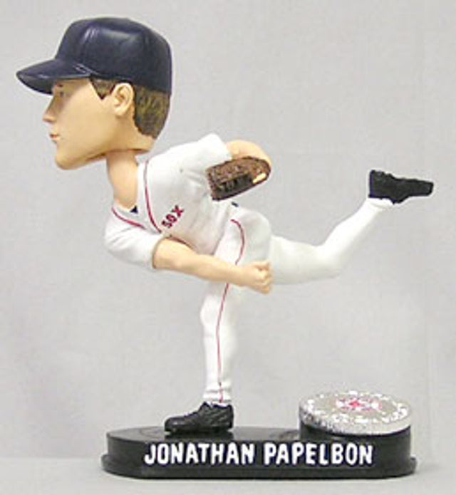 Bobblehead de Jonathan Papelbon de los Boston Red Sox para siempre coleccionables Blatinum CO