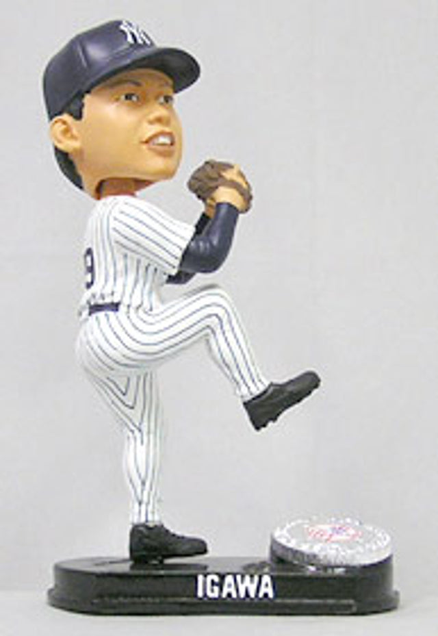 New York Yankees Kei Igawa Forever Collectibles Blatinum Bobblehead (Home)