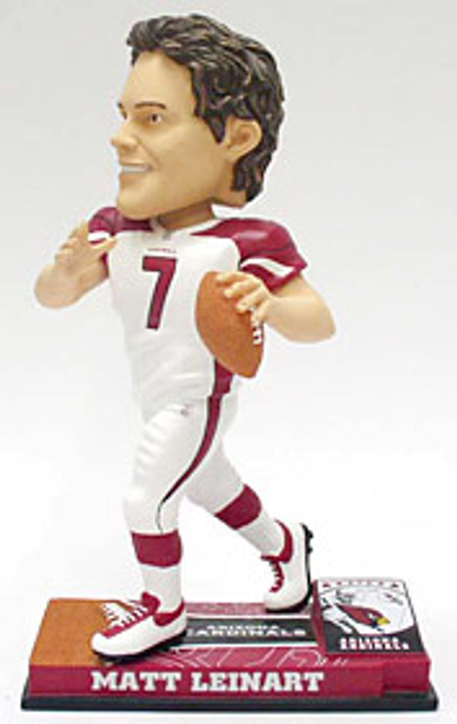 Figura cabezona de Matt Leinart de los Cardenales de Arizona, coleccionable para siempre